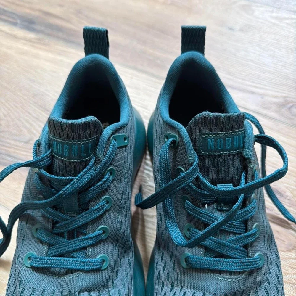 NOBULL Journey Knit‎ Running Shoes Dark Teal Forest Green Women's 7 (EU 38) Gym